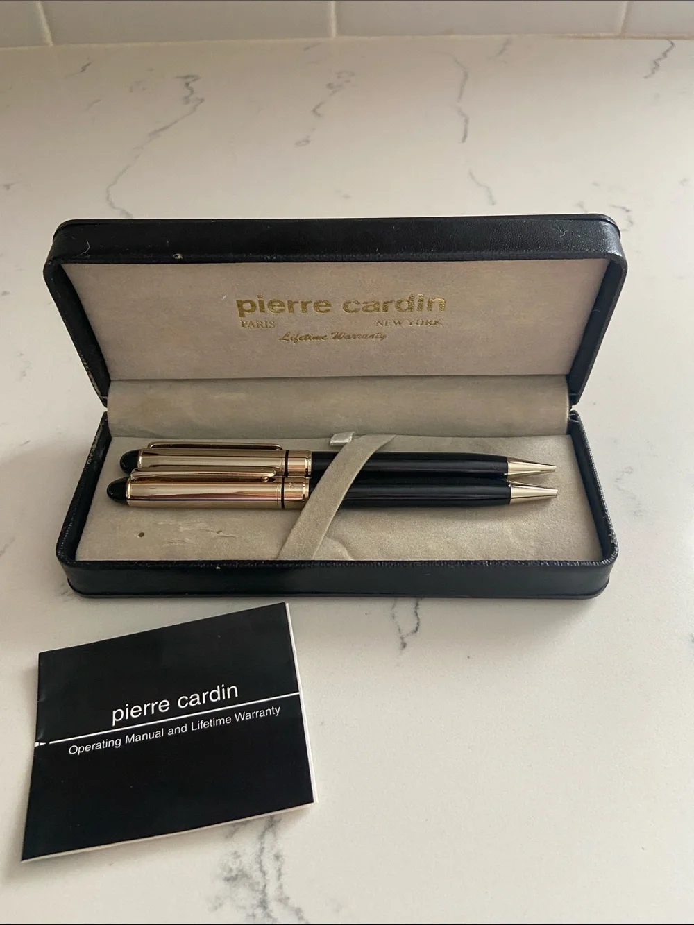 Pierre Cardin Pen and Pencil Gift Set NOS in Original Box